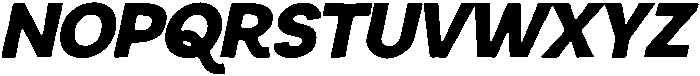 Sweetform Sans Bold It otf (700) Font UPPERCASE