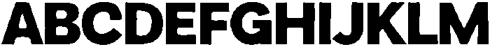 Sweetform Sans Bold otf (700) Font UPPERCASE