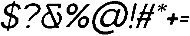Sweetform Sans It otf (400) Font OTHER CHARS