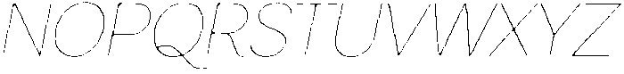 Sweetform Sans Light It otf (300) Font UPPERCASE