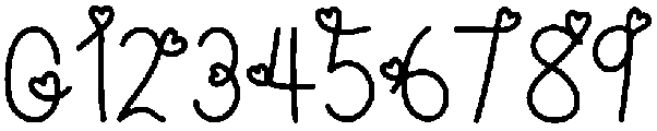 Sweetheart Regular otf (400) Font OTHER CHARS
