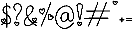 Sweetheart Regular otf (400) Font OTHER CHARS