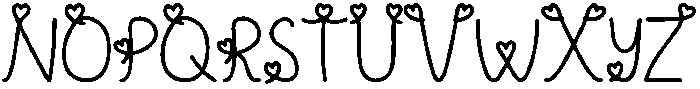 Sweetheart Regular otf (400) Font UPPERCASE
