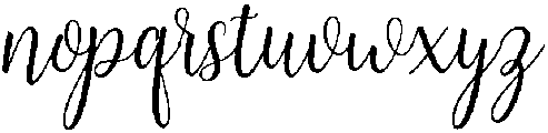 Sweetheart otf (400) Font LOWERCASE