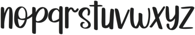 Sweetie Darling Regular otf (400) Font LOWERCASE