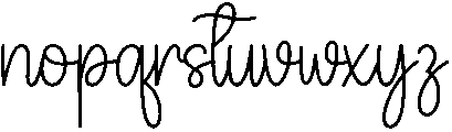 Sweetie Regular otf (400) Font LOWERCASE