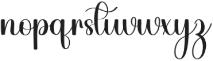 Sweeting Regular otf (400) Font LOWERCASE