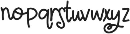 Sweetly Script Regular otf (400) Font LOWERCASE