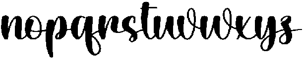 Sweety Angela Regular otf (400) Font LOWERCASE