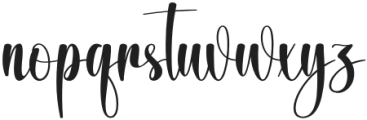 Sweety Breakfast Regular otf (400) Font LOWERCASE
