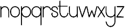Sweety Handwriting Regular otf (400) Font LOWERCASE