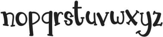 Sweety Jane otf (400) Font LOWERCASE