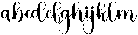 Sweety Marsmallow Regular otf (400) Font LOWERCASE