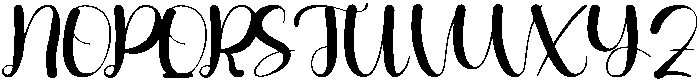 Sweety Regular otf (400) Font UPPERCASE