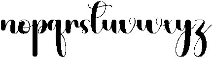 Sweety Regular otf (400) Font LOWERCASE