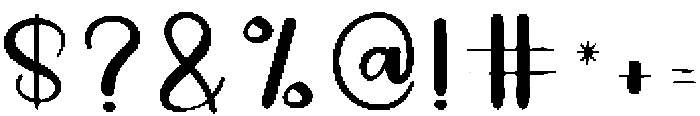 Sweety Regular otf (400) Font OTHER CHARS