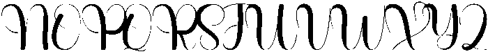 Sweety Regular otf (400) Font UPPERCASE