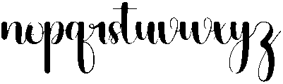 Sweety Regular otf (400) Font LOWERCASE