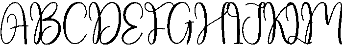 Sweety Regular otf (400) Font UPPERCASE