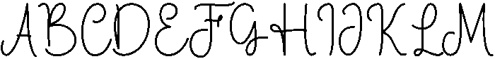 Sweety Regular otf (400) Font UPPERCASE