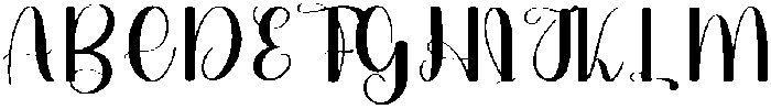 Sweety Regular otf (400) Font UPPERCASE
