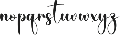 Sweety Smothing Regular otf (100) Font LOWERCASE