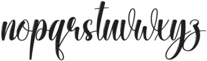 Sweety Sometime Regular otf (400) Font LOWERCASE