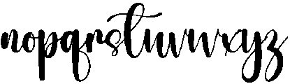 Sweety Strawberry Regular otf (400) Font LOWERCASE