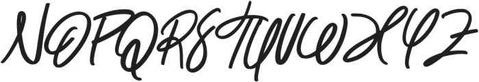 Swift Gorgeous Italic ttf (400) Font UPPERCASE