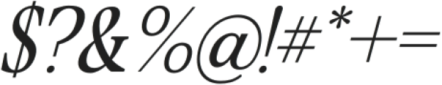 Swift Sage Italic Regular otf (400) Font OTHER CHARS