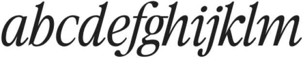 Swift Sage Italic Regular otf (400) Font LOWERCASE