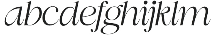 SwilyBright-Italic otf (400) Font LOWERCASE