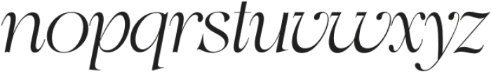 SwilyBright-Italic otf (400) Font LOWERCASE