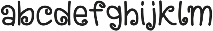 Swing-Happy Regular otf (400) Font LOWERCASE