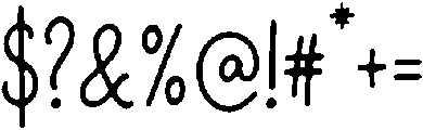 Swirly Delight otf (300) Font OTHER CHARS