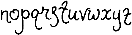 Swirly Delight otf (300) Font LOWERCASE