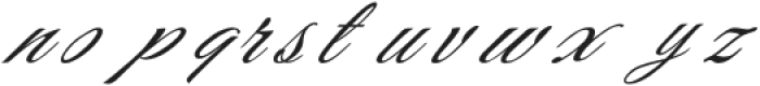 Swirly Italic otf (400) Font LOWERCASE