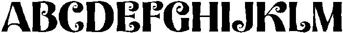 Swirly Regular ttf (400) Font UPPERCASE