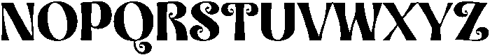 Swirly Regular ttf (400) Font UPPERCASE