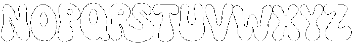 Swisy Outline otf (400) Font UPPERCASE