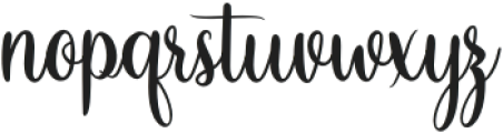 sweetSoulshine otf (400) Font LOWERCASE