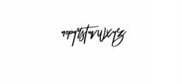 Swanish Two.ttf Font LOWERCASE