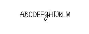 Sweet Charlie.ttf Font UPPERCASE
