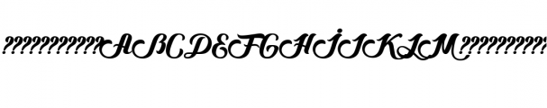 Sweet Ink Calligraphy Font Elegant Lettering Font UPPERCASE