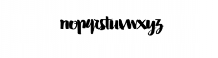 Sweetiest Font LOWERCASE