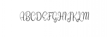 Sweety Amour.ttf Font UPPERCASE