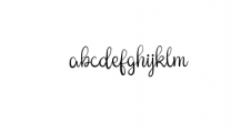 Sweety Amour.ttf Font LOWERCASE