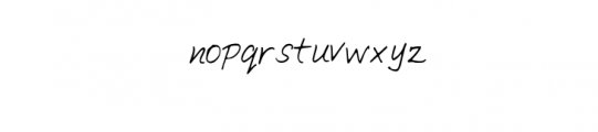 Sweetyhand Font Font LOWERCASE