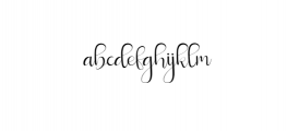 Sweetyhearts.ttf Font LOWERCASE