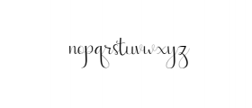 Sweetyhearts.ttf Font LOWERCASE